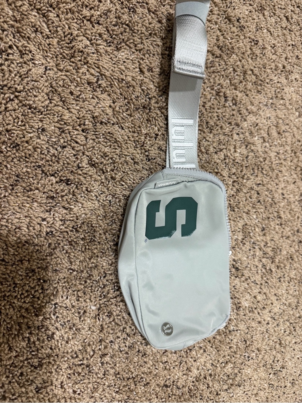 Michigan State University lululemon athletica Light Gray Sling Bag